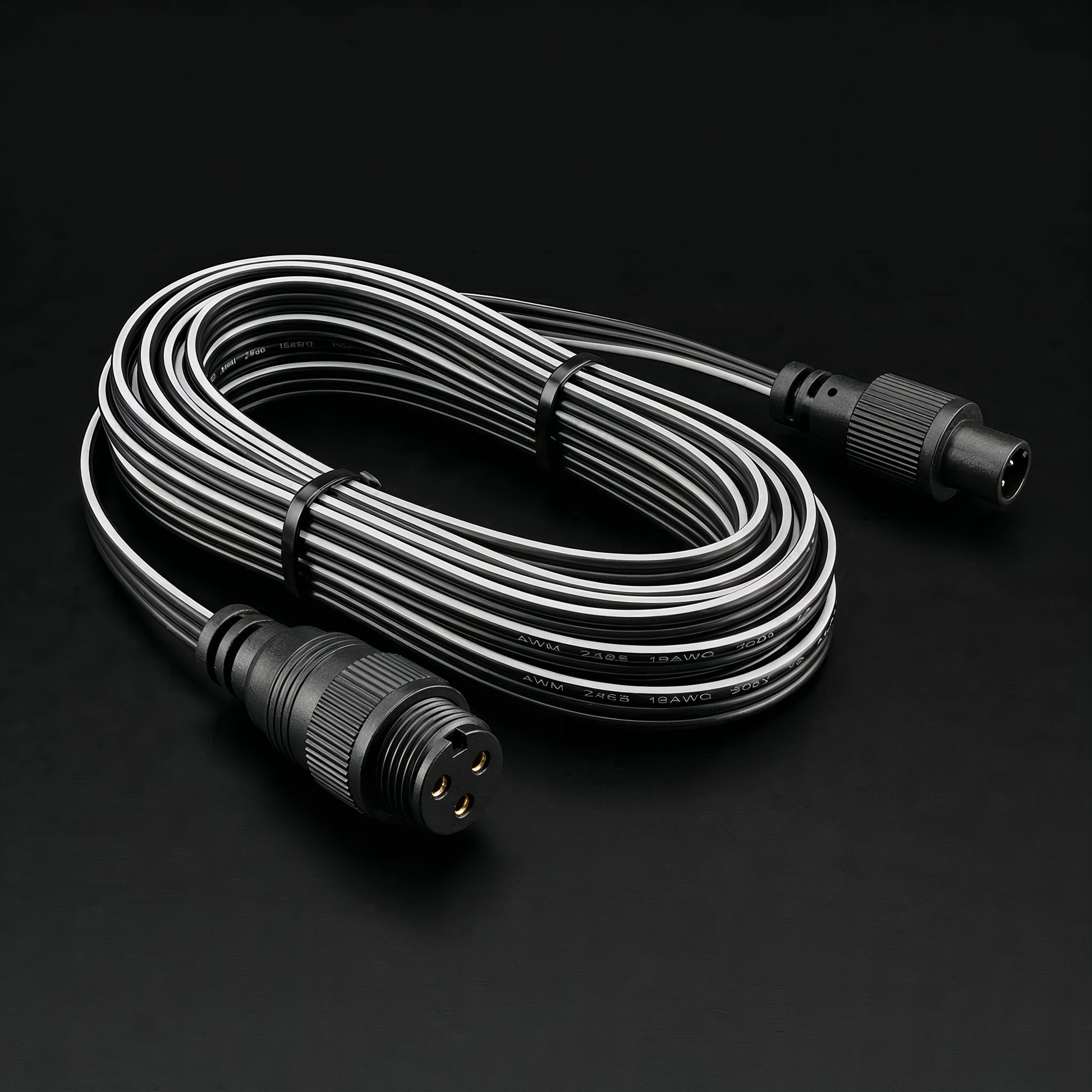 IronPeak 6Ft Data Extension Cable with 3-Prong Waterproof Connector-1