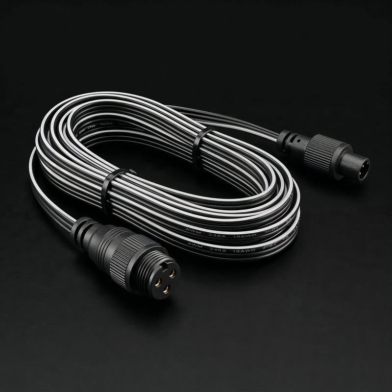 IronPeak 6Ft Data Extension Cable with 3-Prong Waterproof Connector-1